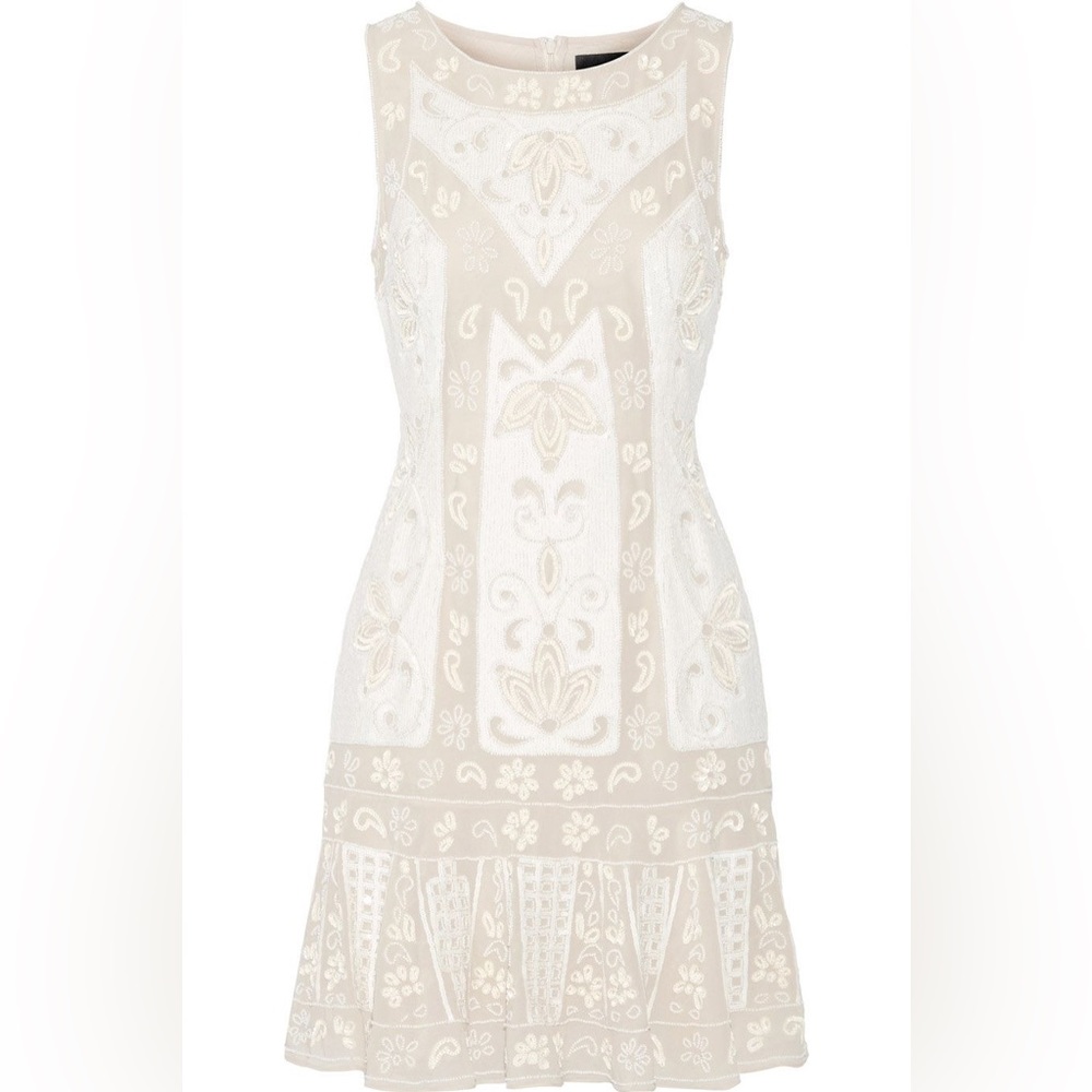 Needle&Tread Dress Size 2 Embellished Chiffon - Picture 4 of 17